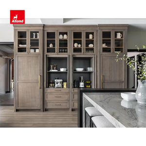 Allandcabinet Meuble de cuisine de style transitionnel en chêne blanc scié avec îlot cascade - Product Image 3