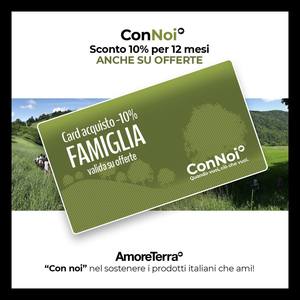 Carta Fedeltà Familiare ConNoi in Plastica con Stampa Digitale Personalizzata per Attività Promozionali - Product Image 1