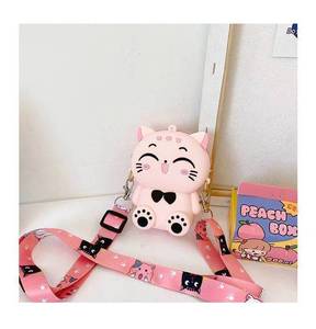 हॉट बिक्री मुस्कान वाली बिल्ली शैली पोर्टेबल सिलिकॉन मिनी पाउच के साथ कीचेन वाटरप्रूफ और हल्के सिलिकॉन सिक्का - Product Image 5