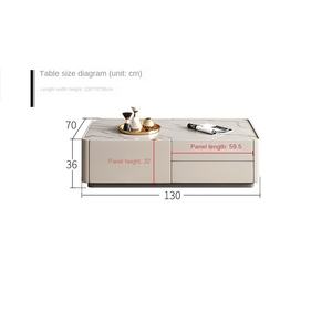 Mueble de <span class=keywords><strong>TV</strong></span> con Mesa de Centro de Estilo Italiano, Combinación de Almacenamiento, Plegable, con Ruedas, Diseño Moderno y Simple, Muebles para el Hogar, Sala de Estar - Product Image 6