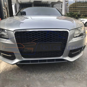 Grille de calandre sport en maille noire brillante en nid d'abeille pour A4 S4 B8 2008 <span class=keywords><strong>2010</strong></span> 2011 2012 Style <span class=keywords><strong>RS4</strong></span> - Product Image 6