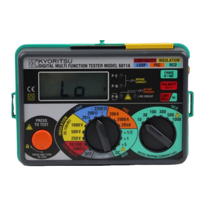 Testeur d'installation électronique multifonction Kyoritsu modèle 6011A, 220V, indice de protection IP54, garantie 1 an, conforme à la norme IEC 61557 Flow - Product Image 1