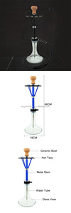 Cachimba de Alto Rendimiento con Múltiples Salidas de Humo y Botella de Vidrio Transparente para Salón de Cachimbas / Bar de Shisha - Product Image 4