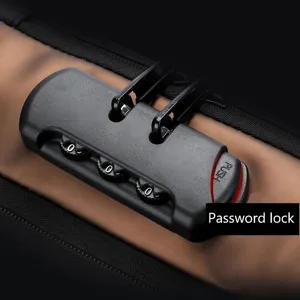 Oferta Especial Bolso de Hombro <span class=keywords><strong>para</strong></span> Hombre de Moda Impermeable y Ligero de Cuero PU con Diseño de Carga USB y Logo Personalizado - Product Image 6