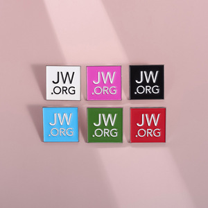 Variasi Warna Beragam JW Org Pins Soft Enamel JW.org Pin Kerah Logam Tersedia - Product Image 3