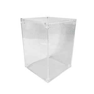 Boîte de terrarium en acrylique personnalisée haute transparence pour l'élevage et l'exposition des <span class=keywords><strong>reptiles</strong></span> - Product Image 6