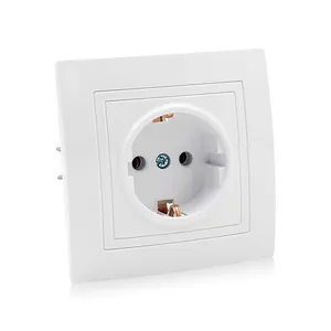 Ce Emc Rohs Socket Outlet F Type Europese 16A 220V Schakelaar Stopcontacten 50Hz 60Hz