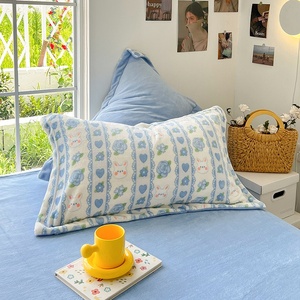 Nhà Máy Bán Buôn Giá In Sữa Nhung Pha Lê <span class=keywords><strong>Flannel</strong></span> Bộ Đồ Giường Thiết Lập Hiện Đại Mô Hình Động Vật Bao Gồm Tấm Và Chăn Bìa - Product Image 3