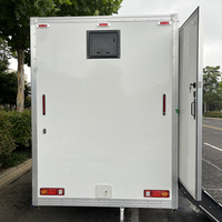 Remorque toilettes portables 280 cm, remorque douche mobile, WC extérieur, remorque toilettes portables, remorque sanitaire