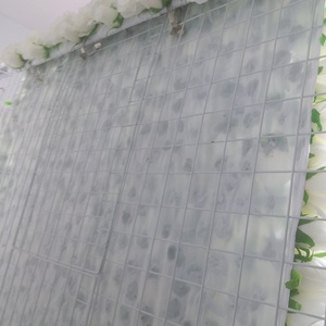 SPR Factory Supply Backdrop Baby White Can Roll up Artificial <strong>Flowers</strong> <strong>Wall</strong> Wedding <strong>Decor</strong> - Product Image 5