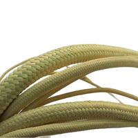 Corde tressée en aramide résistante à la chaleur, ignifuge, durable, haute température, 20 mm