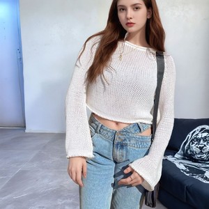 Cina OEM fornitore di maglieria <span class=keywords><strong>maglia</strong></span> <span class=keywords><strong>maglia</strong></span> su misura maglione con colletto arrotolato da <span class=keywords><strong>donna</strong></span> - Product Image 2