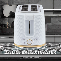 Grille-pain automatique à 2 tranches, boîtier en plastique, alimentation électrique, pour hôtel et usage domestique, 600-700W