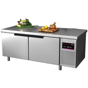 Mesa de Trabajo Refrigerada/Congelada de Acero Inoxidable de Doble Temperatura de Alta Calidad, Personalizable, Reforzada - Product Image 5