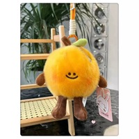 Pendentif en peluche de la série Fruit Table Companion, Fraise Orange Palm Treasure, Décoration de poupée créative, Porte-clés de dessin animé, Coton PP