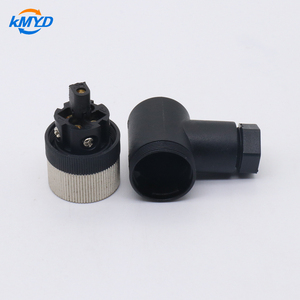 Conector Circular de Montagem em Cabo de Alimentação Macho-Fêmea de Ângulo Reto, à Prova d'Água IP67, M12 Codificado A, 4/5/<span class=keywords><strong>8</strong></span> Pinos, Nylon, Sem Solda - Product Image 3