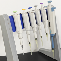WEIAI Micropipette de laboratoire Pet IVD Volume fixe Pette Pointant Échantillonneur de distribution 5/10ul/50ul/100ul/200ul/300ul Mini Pipette