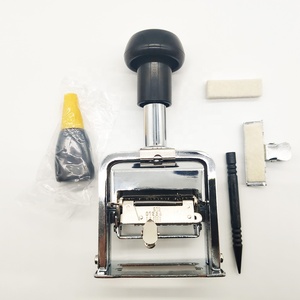 Bán Sỉ Con Dấu In Số 8 Chữ Số Tự Động Mực Kim Loại Cho Văn Phòng Máy Đánh Số Thủ Công Tự Động Bằng Tay Cho Giấy - Product Image 5