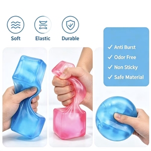 Ice Cube Squishy Toy Giant Sugar Cube Crystal clear Super Squishy Squeeze Toy for Daily Stress Vent - Product Image 4