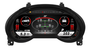 WEIJUNPRO لوحة عدادات رقمية LCD أوتوماتيكية بشاشة ترقية جديدة لسيارة لكزس GX400 GX460-من WEIJUNPRO وصلة USB - Product Image 6