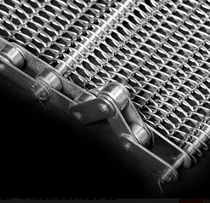 Banda Transportadora de Malla de Alambre Espiral de Acero Inoxidable de Alta Calidad Hecha a Medida - Especializada para Máquinas de Torre de Enfriamiento de Panadería - Product Image 4