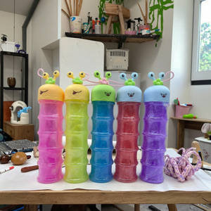 Lindo Slime Místico Cósmico de Cristal con Forma de Rana de Dibujos Animados, con Purpurina que Cambia de Color y Textura Suave, Regalo para Niños - Product Image 3