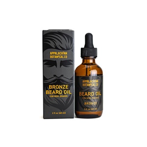 Appalachian Botanical Co Organic Bronze <b>Beard</b> Oil 2 Oz Unscented for Wiry <b>Beards</b> - Product Image 1