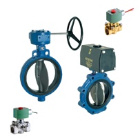 Nouvel actionneur Keystone pneumatique GRW et FIGURE 990 et 920 Vanne papillon Keystone et électrovanne ASCO
