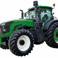 Tracteur agricole 100 CV 12F+12R avec boîte de vitesses shuttle, cabine climatisée, trois sorties hydrauliques, prise de force 540/760 tr/min