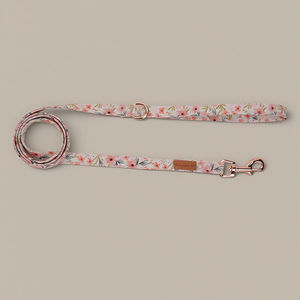 Luxury Cotton Print Retractable <b>Dog</b> Leash Durable and Comfortable for Modern Fashion Walks OEM ODM Wholesale Lovely Style - Product Image 1