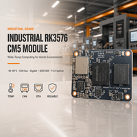 RK3576 CM5 Alternativa Industrial SoM Gigabit Ethernet WiFi 6 CAN Bus Edge AI Automatización de Fábrica 6 TOPS NPU Sistema Robusto
