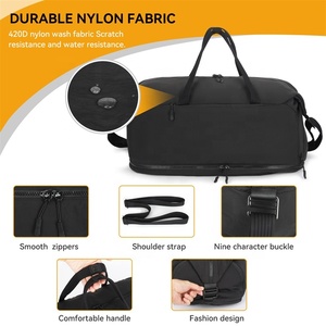 Borsa da Palestra Grande Capacità, Impermeabile, per Viaggi, Sport e Fitness, con Scomparto per <span class=keywords><strong>Scarpe</strong></span> Bagnate, Vendita all'Ingrosso - Product Image 4