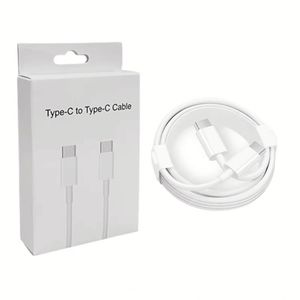 สายดาต้า PD Type-C USB C ไปยัง USB C สายชาร์จเร็ว PD 20W พร้อมกล่องบรรจุ - Product Image 2