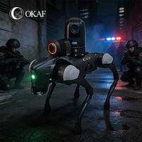 OKAF KI Intelligenter Sicherheitspatrouillen-Roboterhund Vierbeiniger Roboter mit Intelligenter HD KI-Kamera