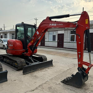 Mini-excavatrice sur chenilles compacte et flexible Kubota U55-4 de 5 tonnes, d'occasion, petite pelle hydraulique d'occasion avec moteur Kubota - Product Image 4