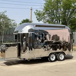 Europa padrão máquina de sorvete Fast Food Trailer Trucks Car