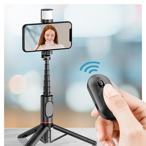 Gậy tự sướng không dây Q12s, chân máy <span class=keywords><strong>mini</strong></span> linh hoạt, có thể thu gọn, tích hợp đèn <span class=keywords><strong>led</strong></span> làm đẹp xoay được, dùng quay video vlog - Product Image 4