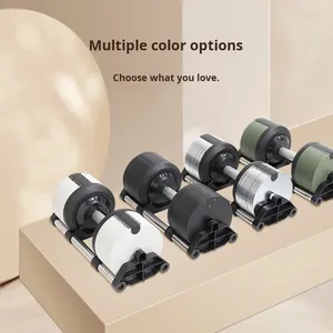 Haltères réglables en acier intelligent pour la musculation, exercices rapides pour les bras et le <span class=keywords><strong>haut</strong></span> <span class=keywords><strong>du</strong></span> <span class=keywords><strong>corps</strong></span>, utilisation à domicile ou en salle de sport, réglage multi-niveaux - Product Image 2