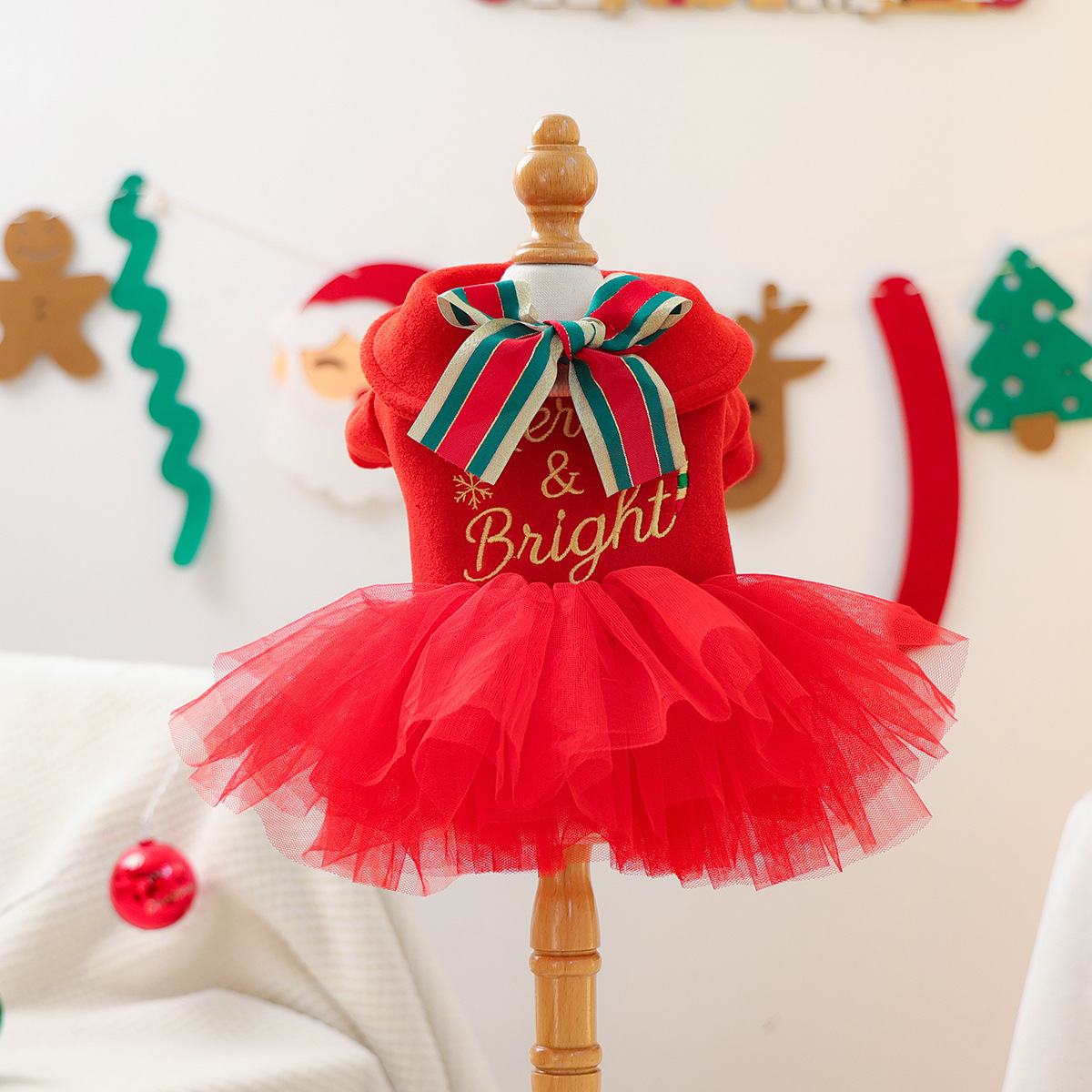 Joyful Light Christmas Dress