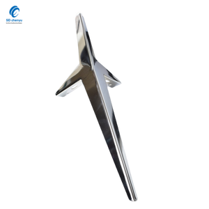 थोक क्रोम 300 मिमी + 150 मिमी आधुनिक डेस्क स्टील धातु रसोई कैबिनेट पैर - Product Image 2