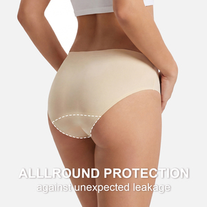 Mutande Mestruali Riutilizzabili OEM ODM, Assorbenti a 4 Strati, <span class=keywords><strong>Taglie</strong></span> dalla XS alla 6XL, Traspiranti e Senza Cuciture per Donne - Product Image 2