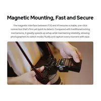 Flash pour appareil photo Godox IFlash IT32 TTL avec montage magnétique, déclencheur flash sans fil X5 pour appareil photo Sony Nikon Canon Fujifilm Olympus