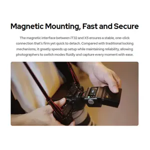Flash pour appareil photo Godox <span class=keywords><strong>IFlash</strong></span> IT32 TTL avec montage magnétique, déclencheur flash sans fil X5 pour appareil photo Sony Nikon Canon Fujifilm Olympus - Product Image 6