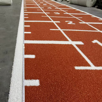 Tapis de sol en gazon artificiel noir sur mesure pour piste de sprint et fitness, durable, 25 mm, tapis de gym, logo personnalisé, Sled Turf