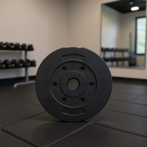 Eco-Friendly <b>Small</b>-Hole 10kg Barbell <b>Weight</b> Plates - Product Image 2
