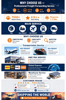 Agent de transport multimodal maritime et aérien, transitaire DDP de Chine vers AU, CA, USA, GB, services logistiques porte-à-porte