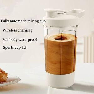 Tasse à eau de sport automatique sans BPA <span class=keywords><strong>Shaker</strong></span> de protéines de gymnastique à agitation automatique pour café tasse de mélange en plastique de protéines d'avoine pour pratique - Product Image 1
