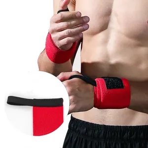 Gewichtheffen Elastische Pols Wraps Polssteun Brace Voor Gymtraining Fitness Powerlifting Bodybuilding Crossfit Polsband
