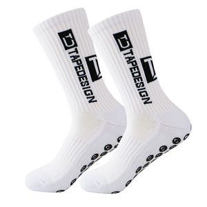 Calcetines Deportivos de Alta Calidad con Diseño de Cinta Adhesiva, Calcetines de Fútbol y Baloncesto Personalizados, Transpirables y Absorbentes de Sudor para Hombre - Product Image 1