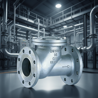Vanne de retenue à levage en acier inoxydable H41W-16P pour le traitement de l'eau